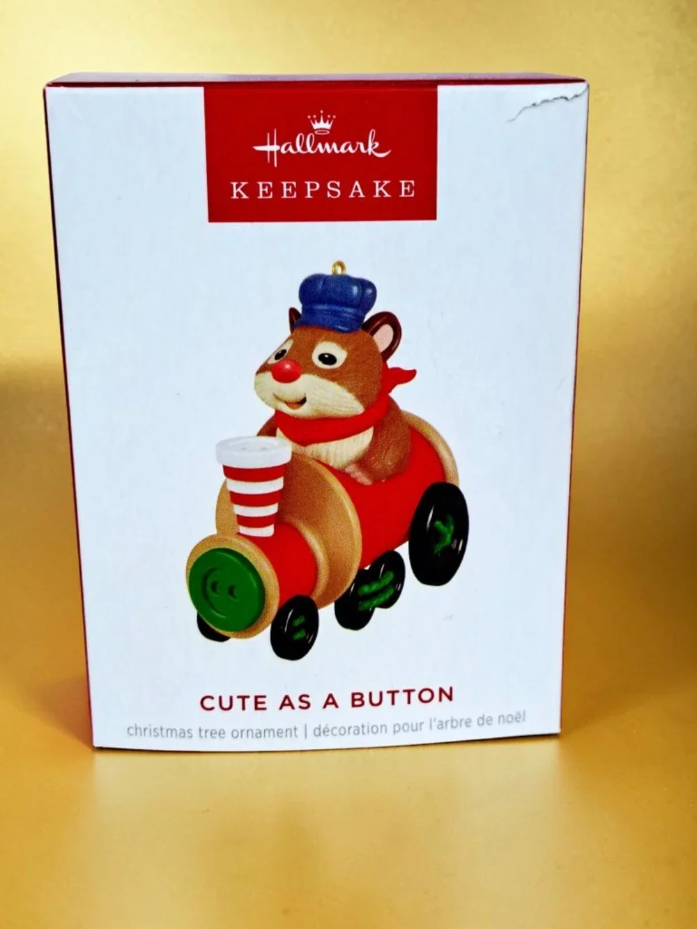 Hallmark Keepsake Cute As A Button Christmas Ornament ~ 2025